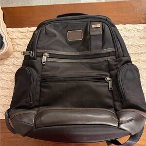 Tumi Black and Brown Men's Backpack